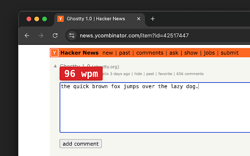 TypeTrack screenshot 1