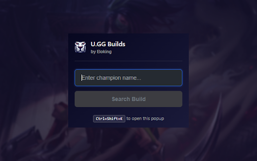U.GG Champion Builds - Quick Search for League of Legends screenshot 1