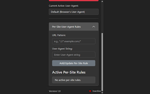 UA Switcher screenshot 1