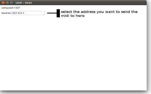 UDP MIDI Communication screenshot 1