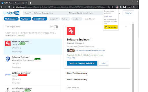 Ultimate H1B Sponsor Checker screenshot 1