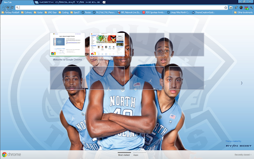 UNC Tar Heels - 1600x900 screenshot 1