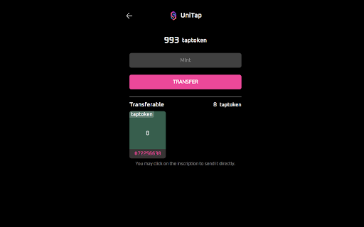 UniTap Wallet screenshot 1