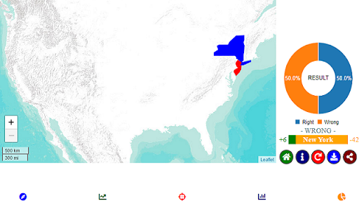 United States Map Quiz Game screenshot 1