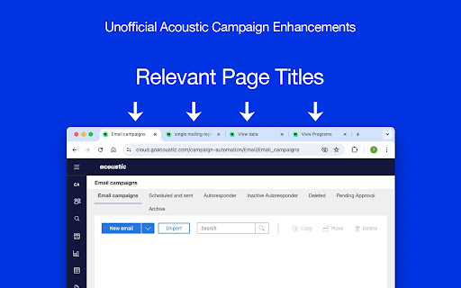 Unofficial Acoustic Campaign Enhancements screenshot 1
