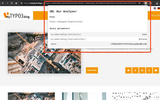 URL Bar Analyzer screenshot 1