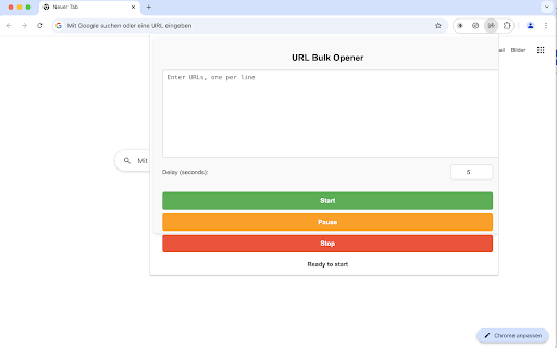 URL Bulk Opener screenshot 1