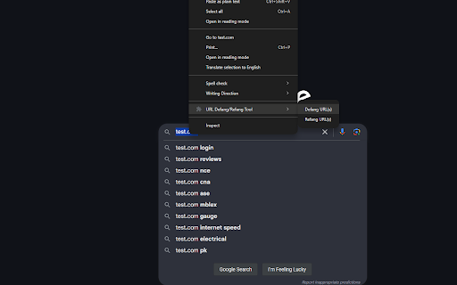 URL Defang/Refang Tool screenshot 1