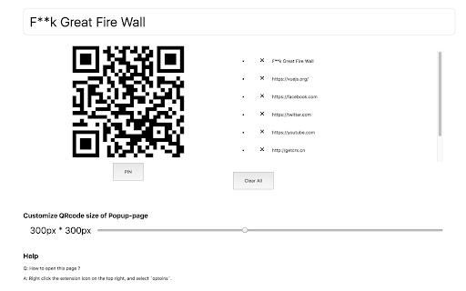 Url2QRcode screenshot 1