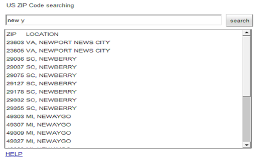 us zip app screenshot 1