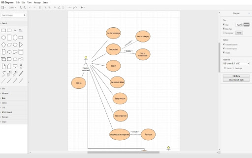 Use Case Diagram screenshot 1