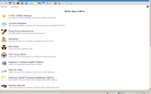USGovXML Apps screenshot 1