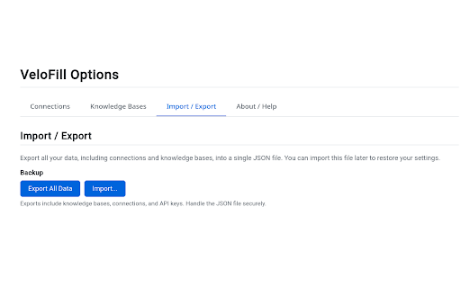 VeloFill screenshot 1