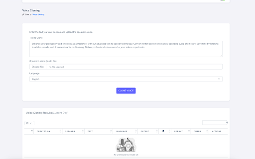 Verbatik Text to Speech screenshot 1