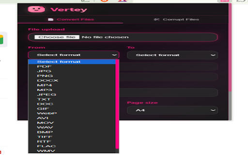 Vertey - File & Video Converter screenshot 1