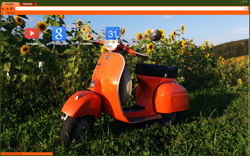 Vespa GTR Orange screenshot 1