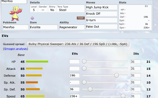 VGC Teambuilder Colors screenshot 1