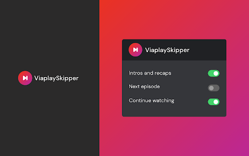 Viaplay Skipper: skip recaps, intros & more screenshot 1