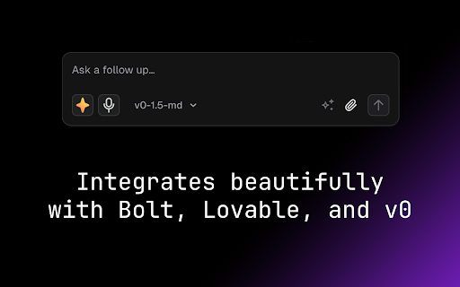 Vibesuite: Add-ons for Lovable.dev, Bolt.new, and v0.app screenshot 1