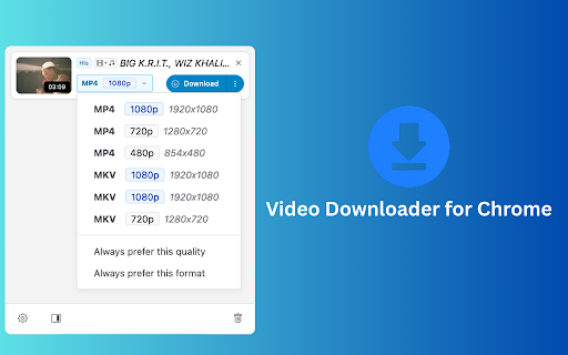 Video Downloader for Chrome plus screenshot 1