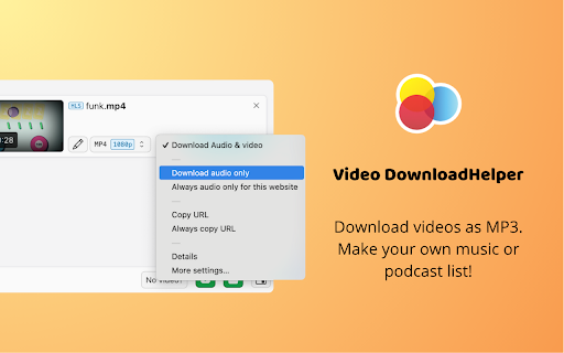Video DownloadHelper screenshot 1