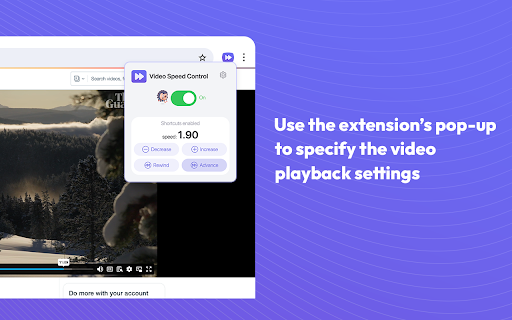 Video Speed Controller screenshot 1