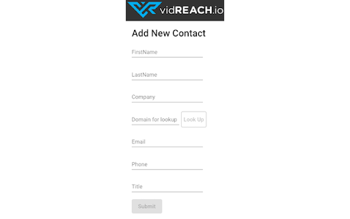 vidReach Contacts screenshot 1