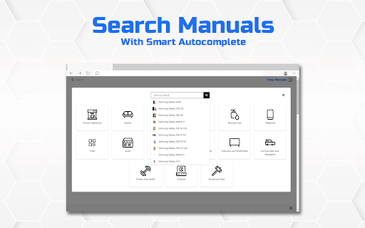 View Manuals screenshot 1