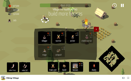 Viking Village Game - Defend village from invasions! screenshot 1