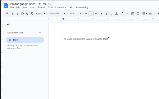 Vim-For-Docs screenshot 1