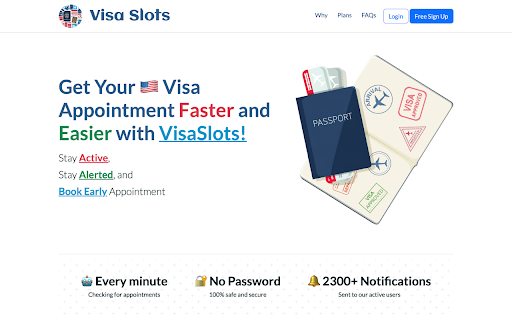 Visa Slots - Find Early US Visa Appointments screenshot 1