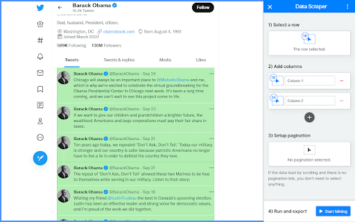Visual Web Scraper screenshot 1