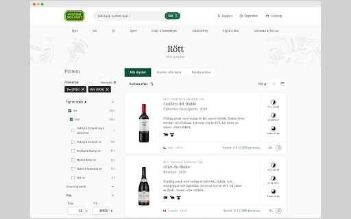 Vivino Rating for Systembolaget screenshot 1