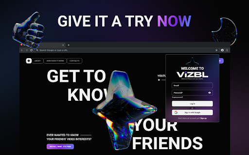 ViZBL - Get To Know Your Friends screenshot 1