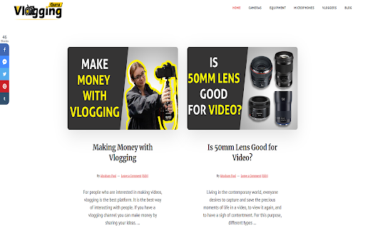 Vlogging Guru screenshot 1