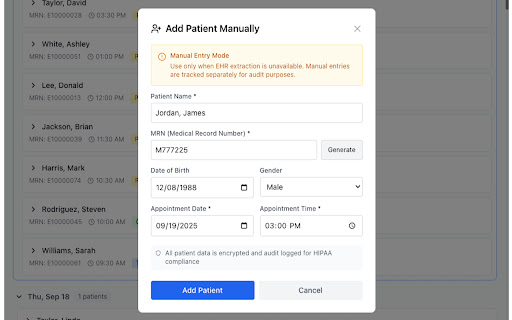 VoiceMD Clinical Assistant screenshot 1