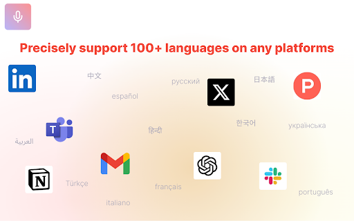 VoiceRecorder.AI - Record thoughts & let AI do the writing on any websites screenshot 1