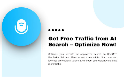 Voixa AI SEO Tool - Rank First in AI & Voice Search screenshot 1