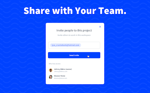 Volley extension screenshot 1