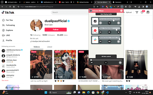 Volume Mixer screenshot 1