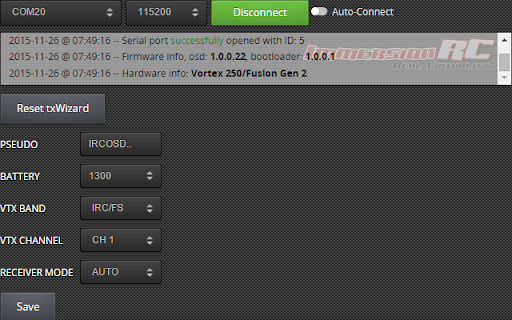 Vortex - Configurator screenshot 1