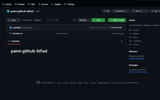 Vs Code github screenshot 1
