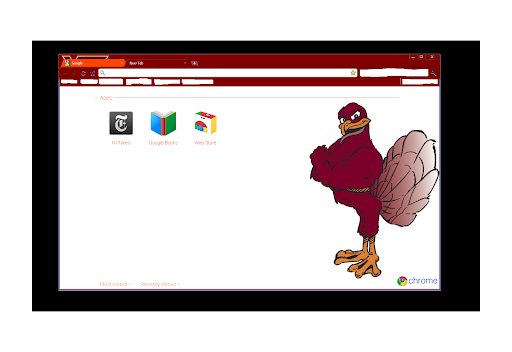 vt hokies theme screenshot 1