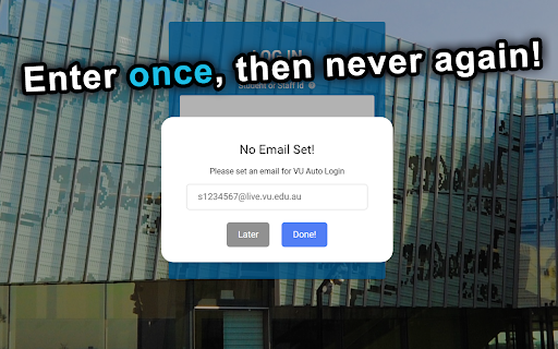 VU Auto Login screenshot 1