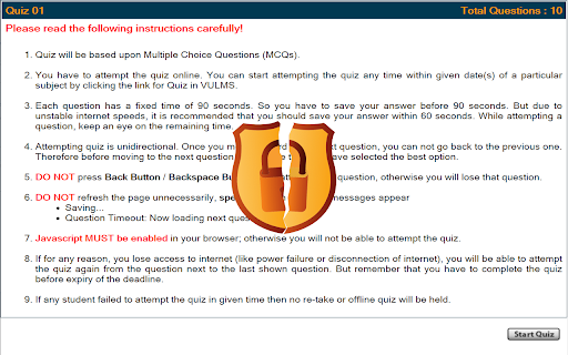 VU Quiz Firewall Bypass (VUBuddy): A.I Quiz Solver & One-Click Lecture Skip screenshot 1