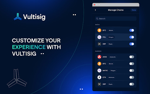 Vultisig Extension screenshot 1