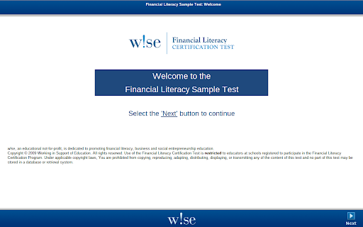 w!se Financial Literacy screenshot 1