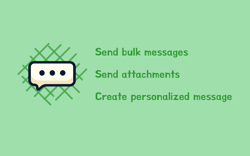 WA Bulk Message Sender Extension screenshot 1