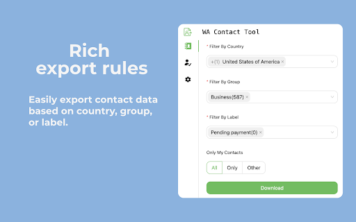 WA Contacts Export screenshot 1