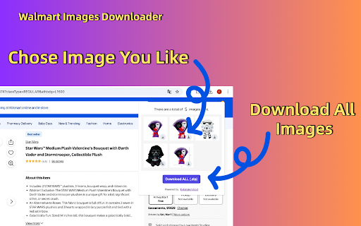 Walmart Images Downloader Plus screenshot 1